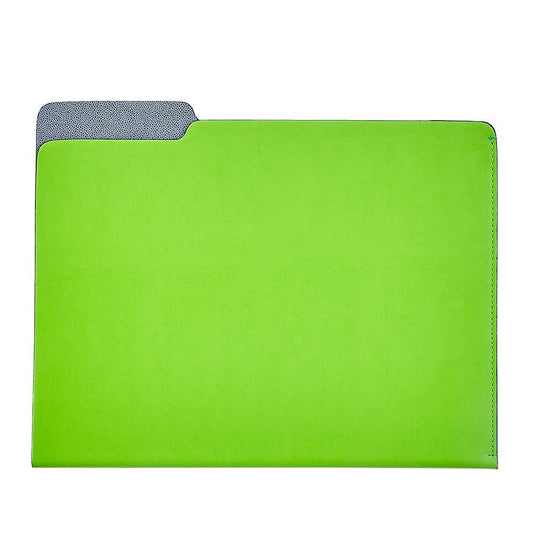 Carlo File Folder - Lime