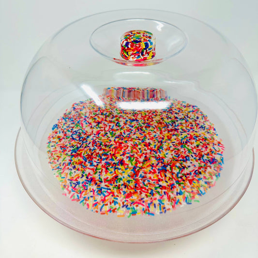 Sprinkle Cake Dessert Dish