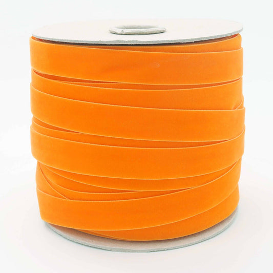 Orange Swiss Velvet Ribbon