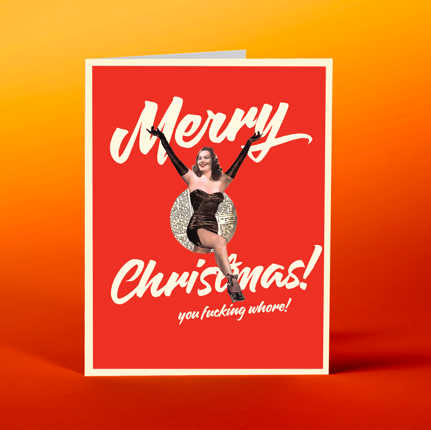 Xmas Whore Card