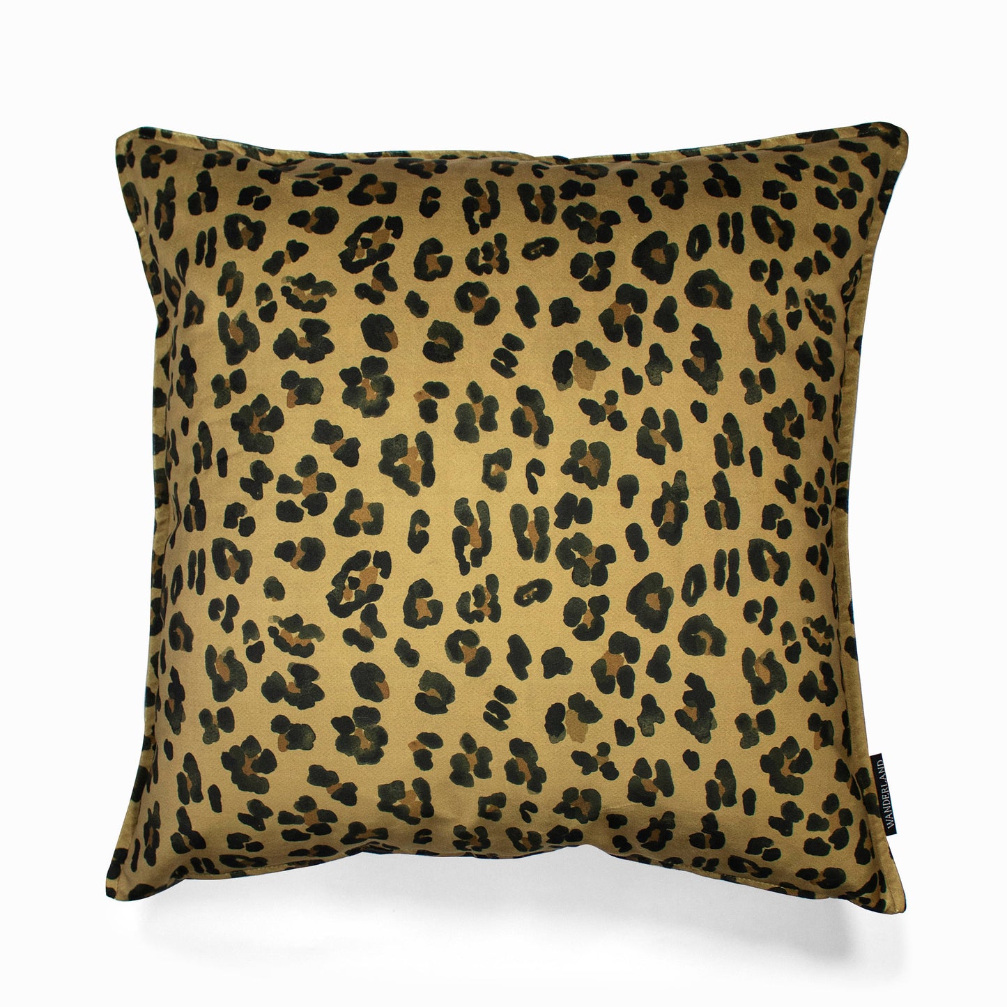 Wanderland Velvet Pillow Aurem Leopard Gold