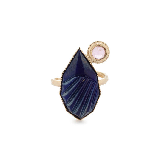 Bague Jasper Navy - Junco Paris