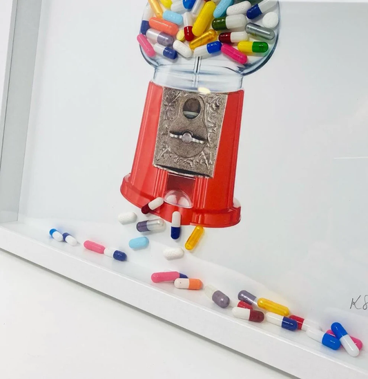 Wall Art - Gumball Med Pill Machine