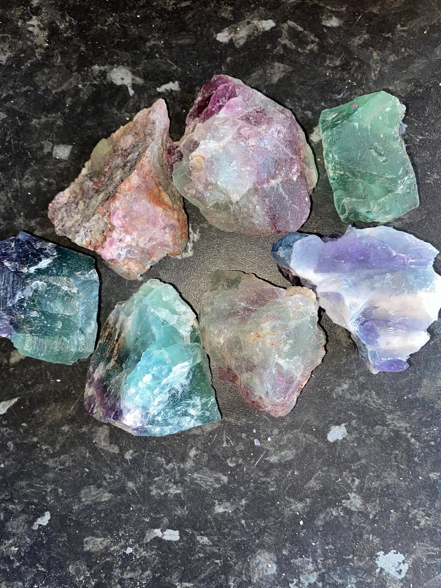 Fluorite chunks