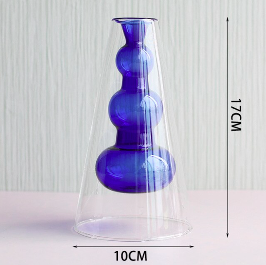 Hydroponic Transparent Glass Vase