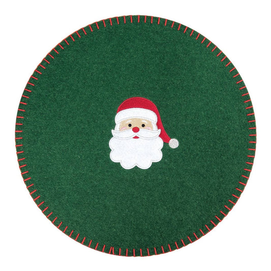 Christmas Santa Felt Round Placemat