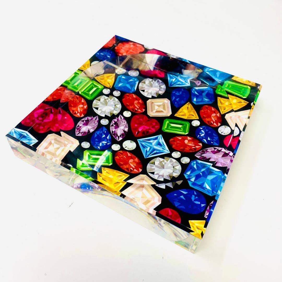 Colorful Gem Acrylic Candy Dish