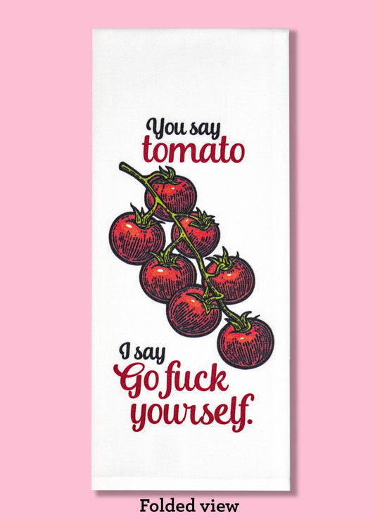 You Say Tomato Dishtowel