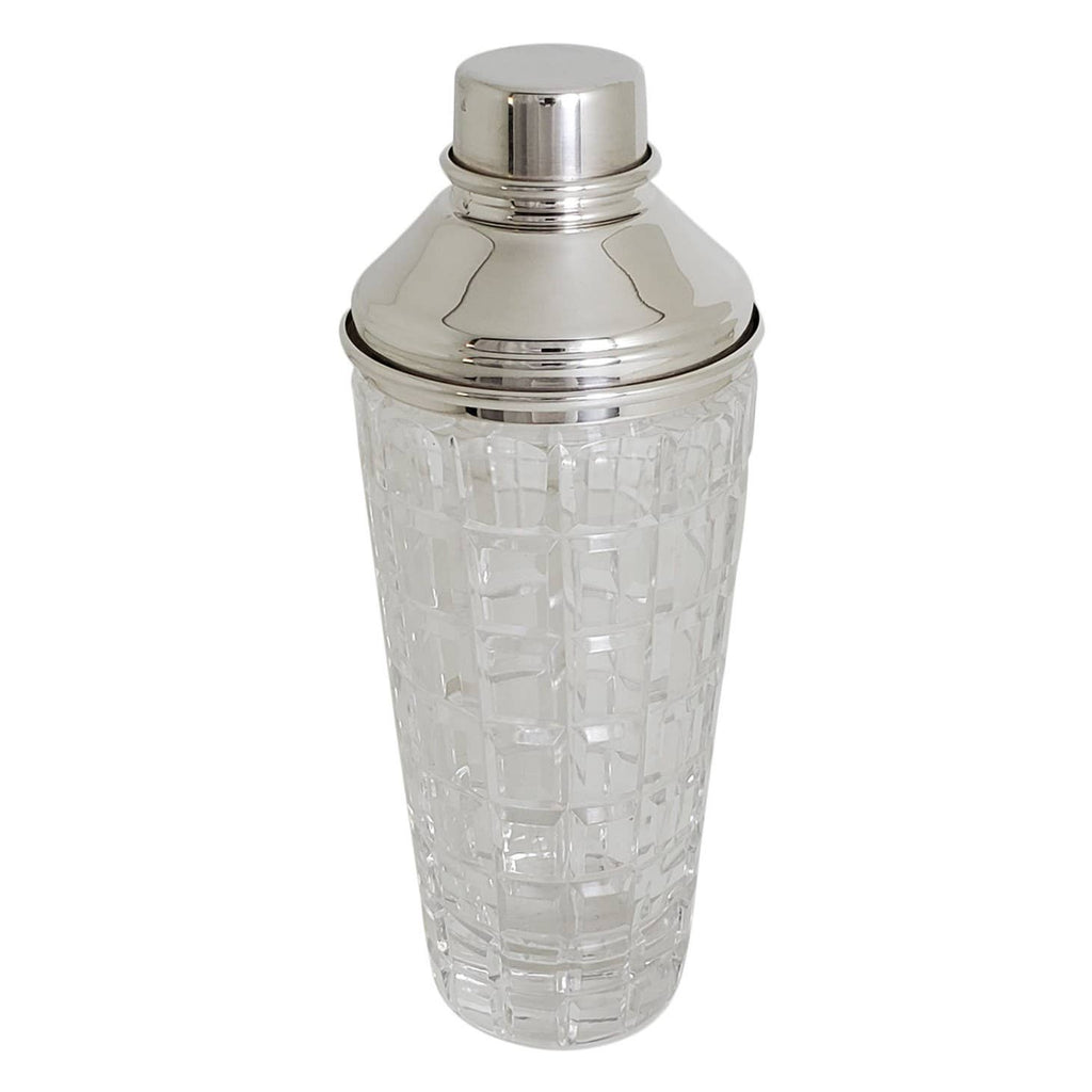 Hobnail Glass Cocktail Shaker