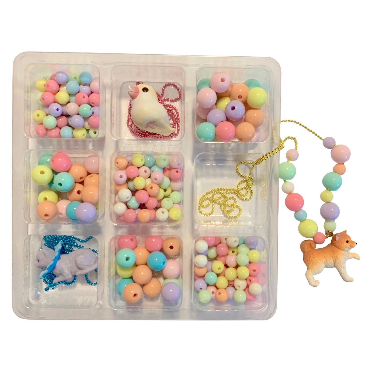 Deluxe Pop Cutie Necklace DIY Box (Make your own necklaces) X 3 Sets Wholesale