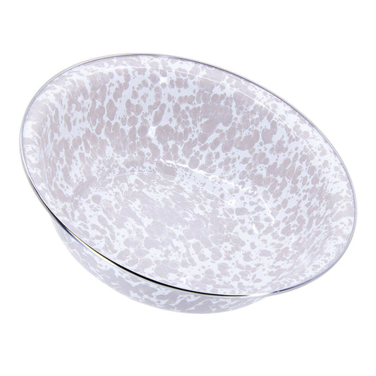 Taupe Swirl Serving Basin