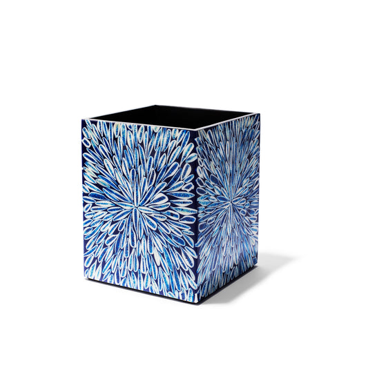 Blue Almendro Wastebin