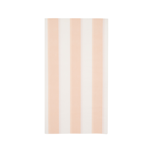 Sweet Peach Cabana Stripe Guest Towels