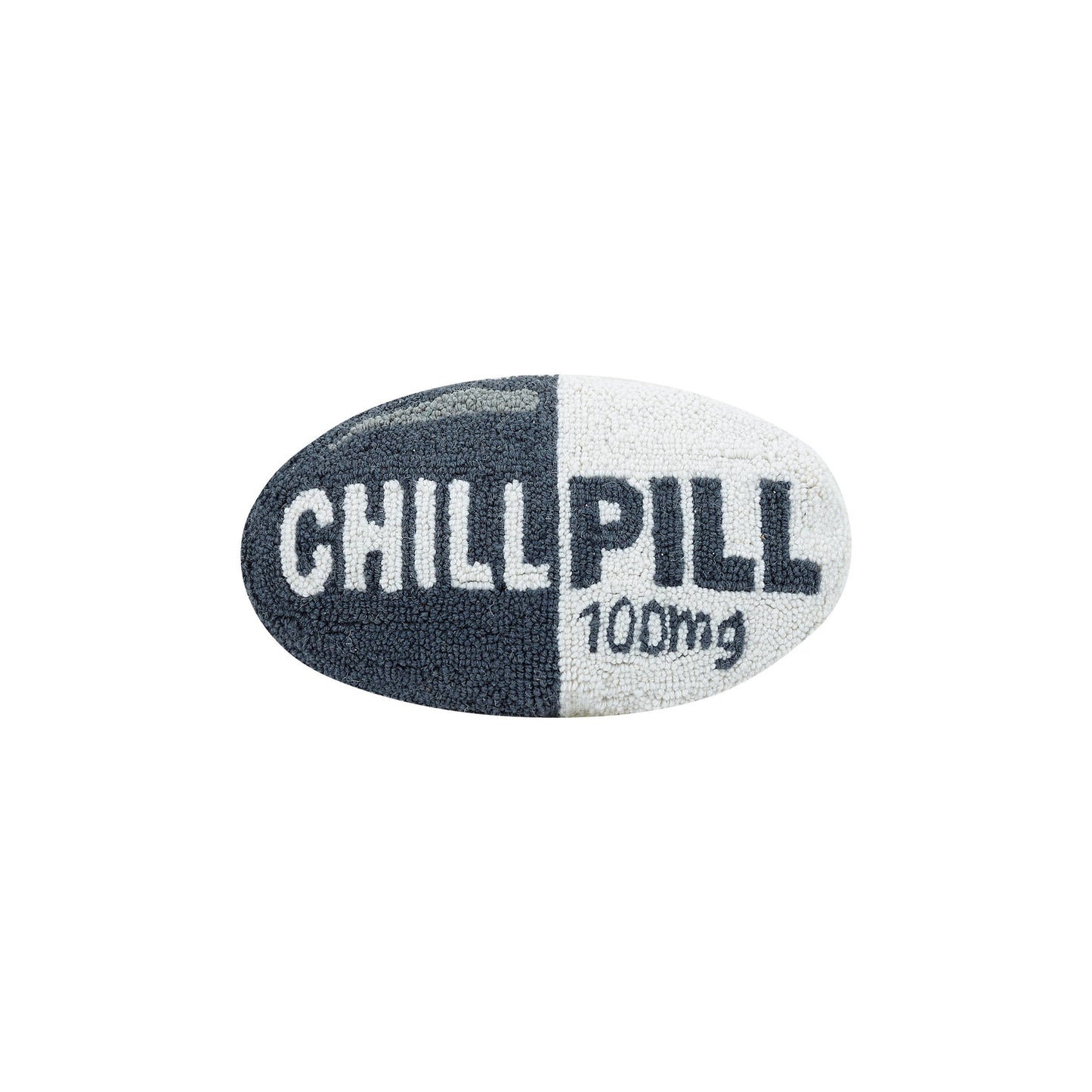 Chill Pill Dark Grey Min 2 Hook Pillow