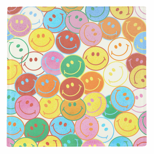 Coasters 'Colorful Smileys'