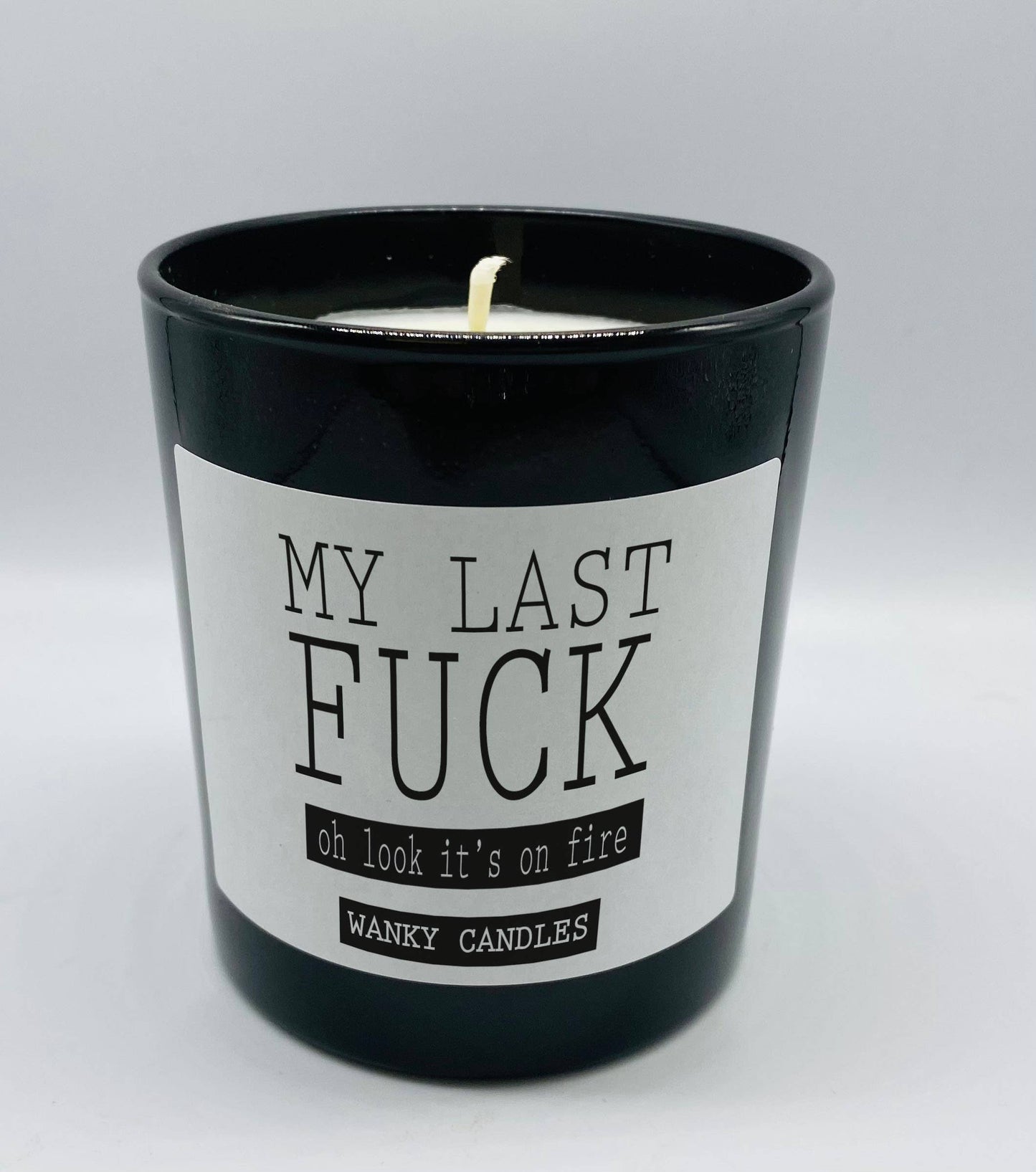 Wanky Candle Black Jar My last fuck