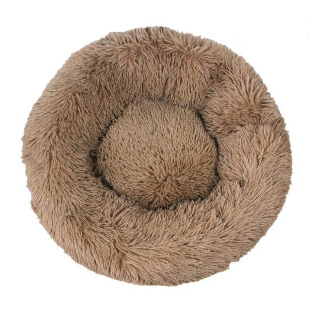 VIP Pet Dog Bed For Dog Large Big Small For Cat House Round Plush Mat Sofa Dropshipping Products Pet Calming Bed Dog Donut Bed