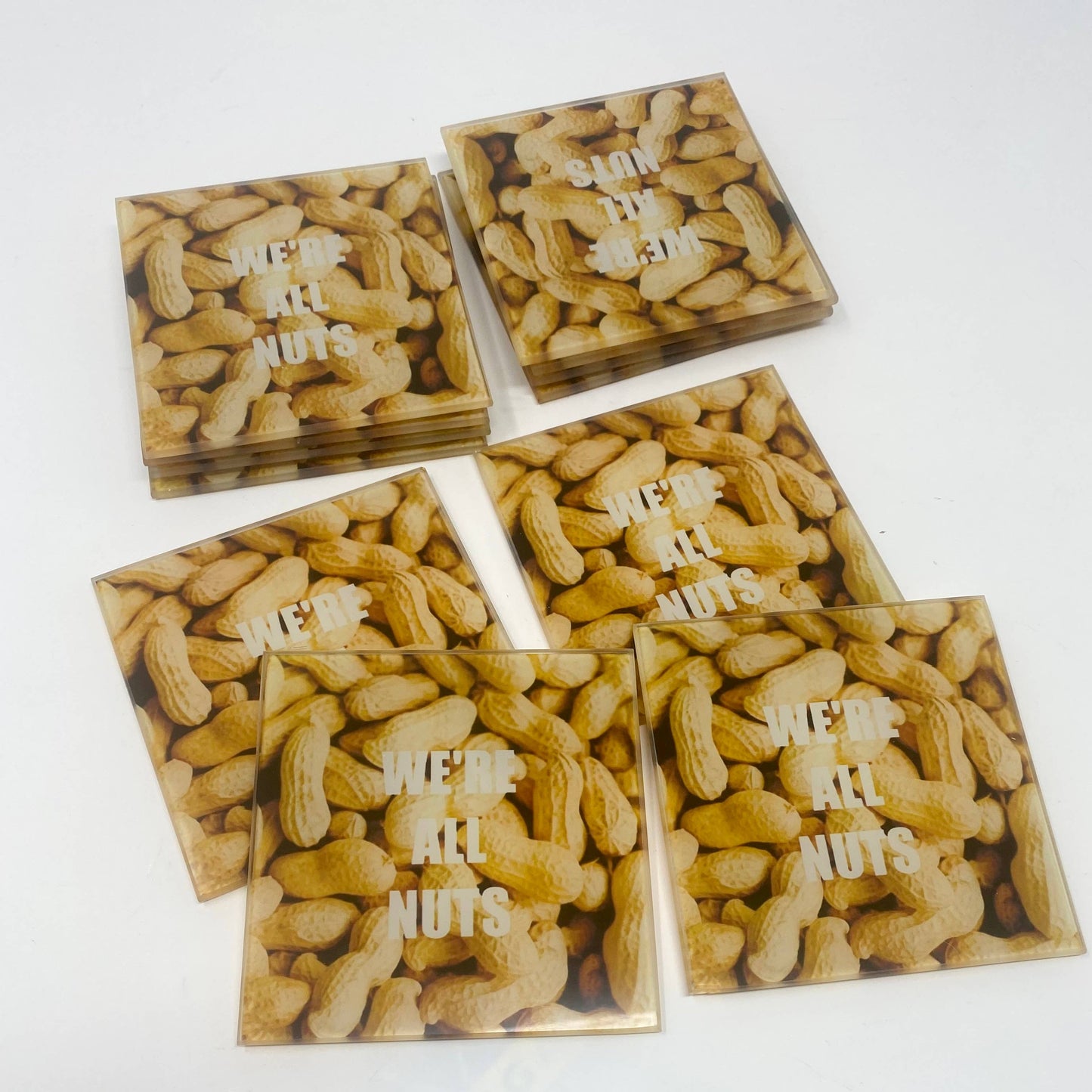 We’re All Nuts   Coaster Set