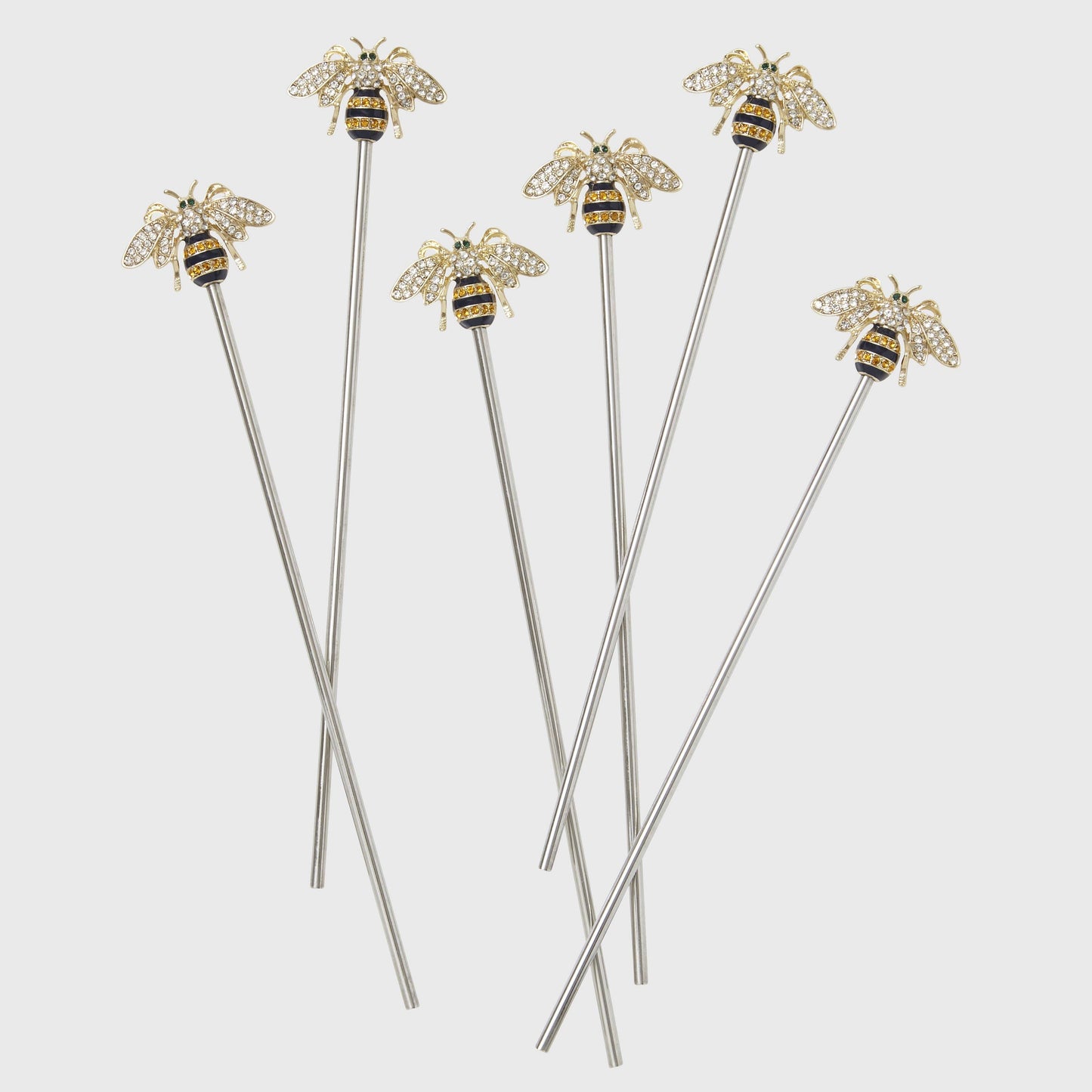 Stripey Bee Swizzle Sticks