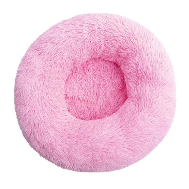 VIP Pet Dog Bed For Dog Large Big Small For Cat House Round Plush Mat Sofa Dropshipping Products Pet Calming Bed Dog Donut Bed