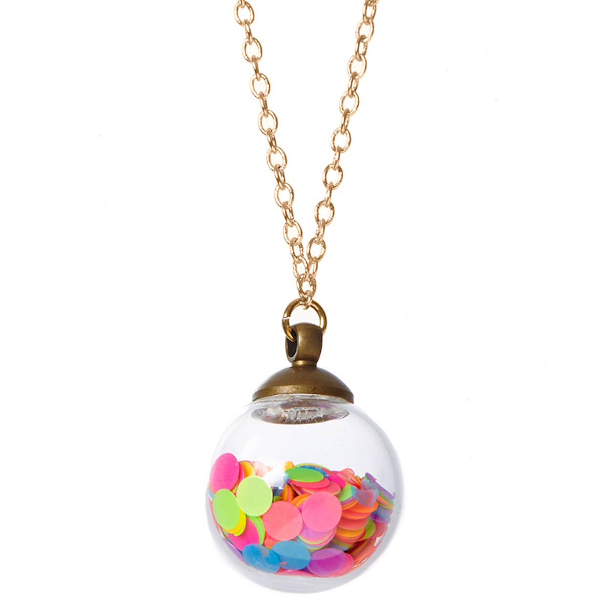 Boogie Nights Crystal Ball Necklace