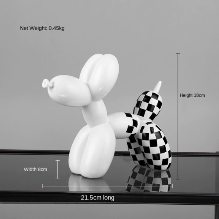 Resin Balloon Dog Statue