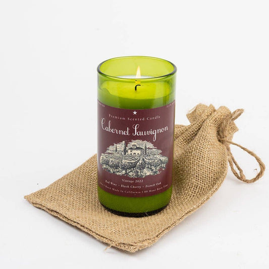 Wine Bottle Scented Candle: Cabernet Sauvignon