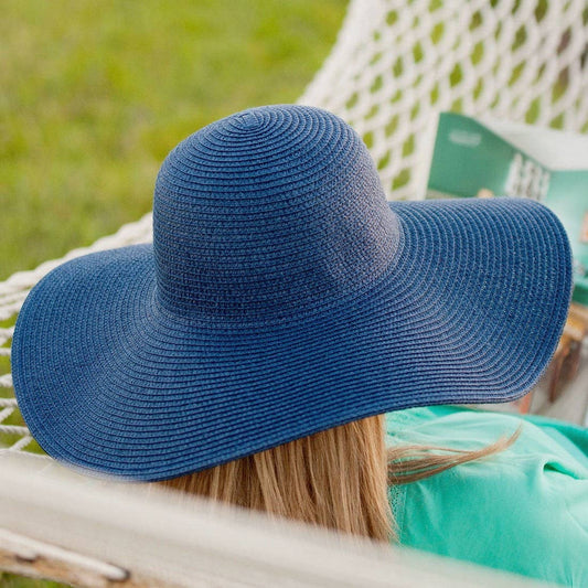 Navy Floppy Hat