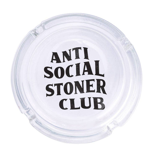 Anti-Social Stoner Club Glass Ashtray