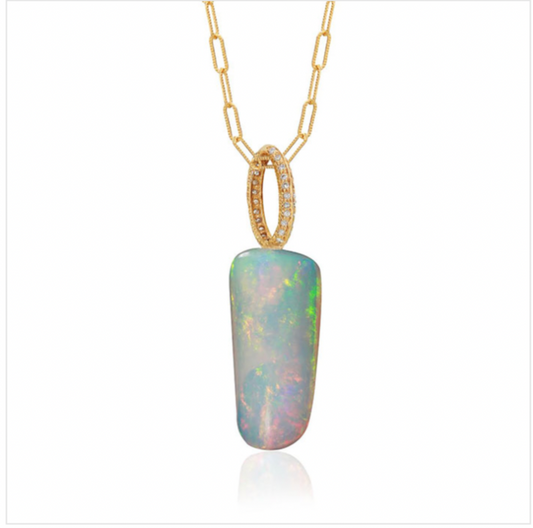 Charming Collection Ethiopian Opal Charm