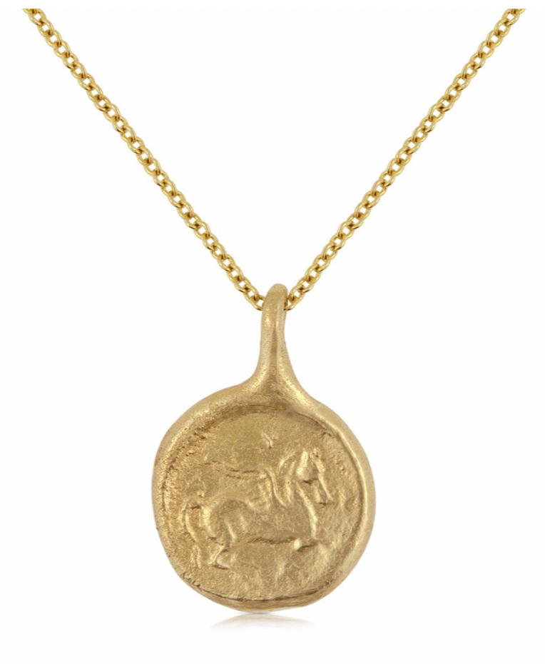 Pegasus Coin Necklace