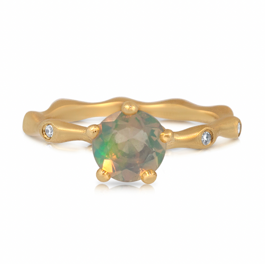 Seaweed Opal Ring