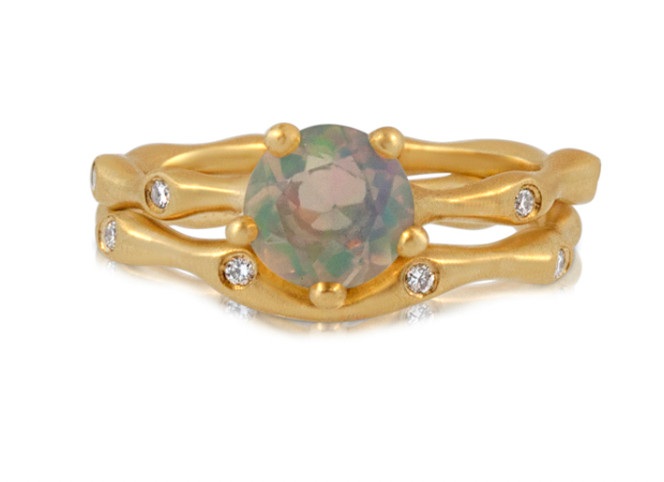 Seaweed Opal Ring