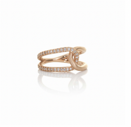 Love Knot Diamond Ring by Brooke Gregson