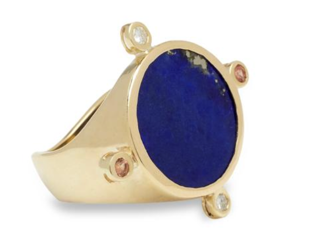 Lapis Cocktail Ring