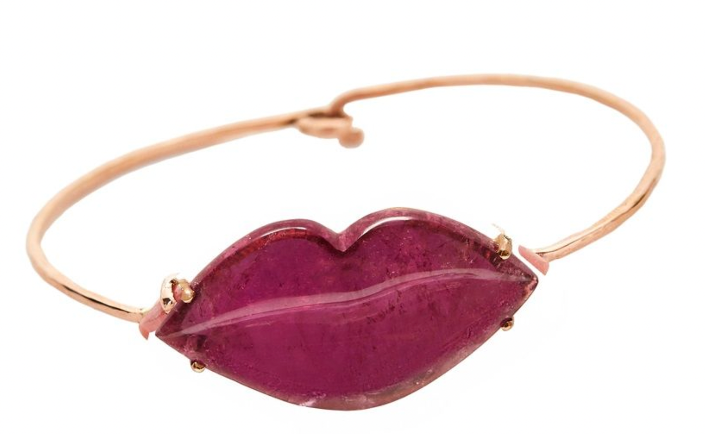 Pink Tourmaline Lip Bracelet