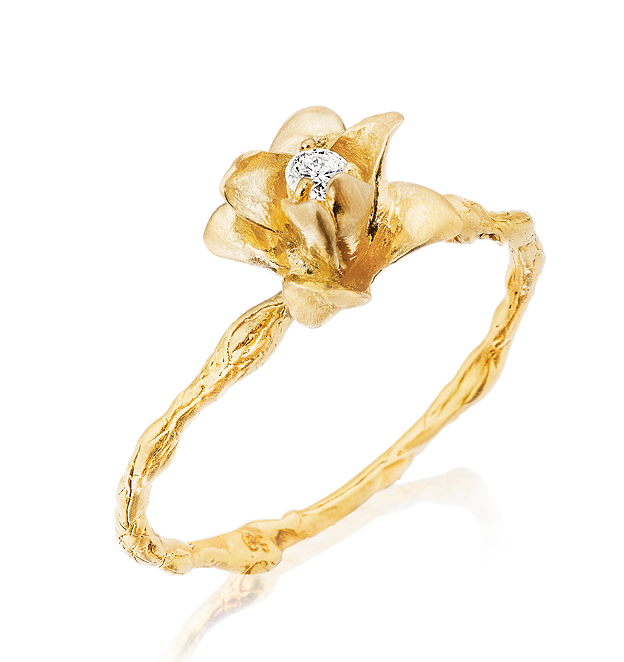 Flower Bud Ring by Susan Gordon