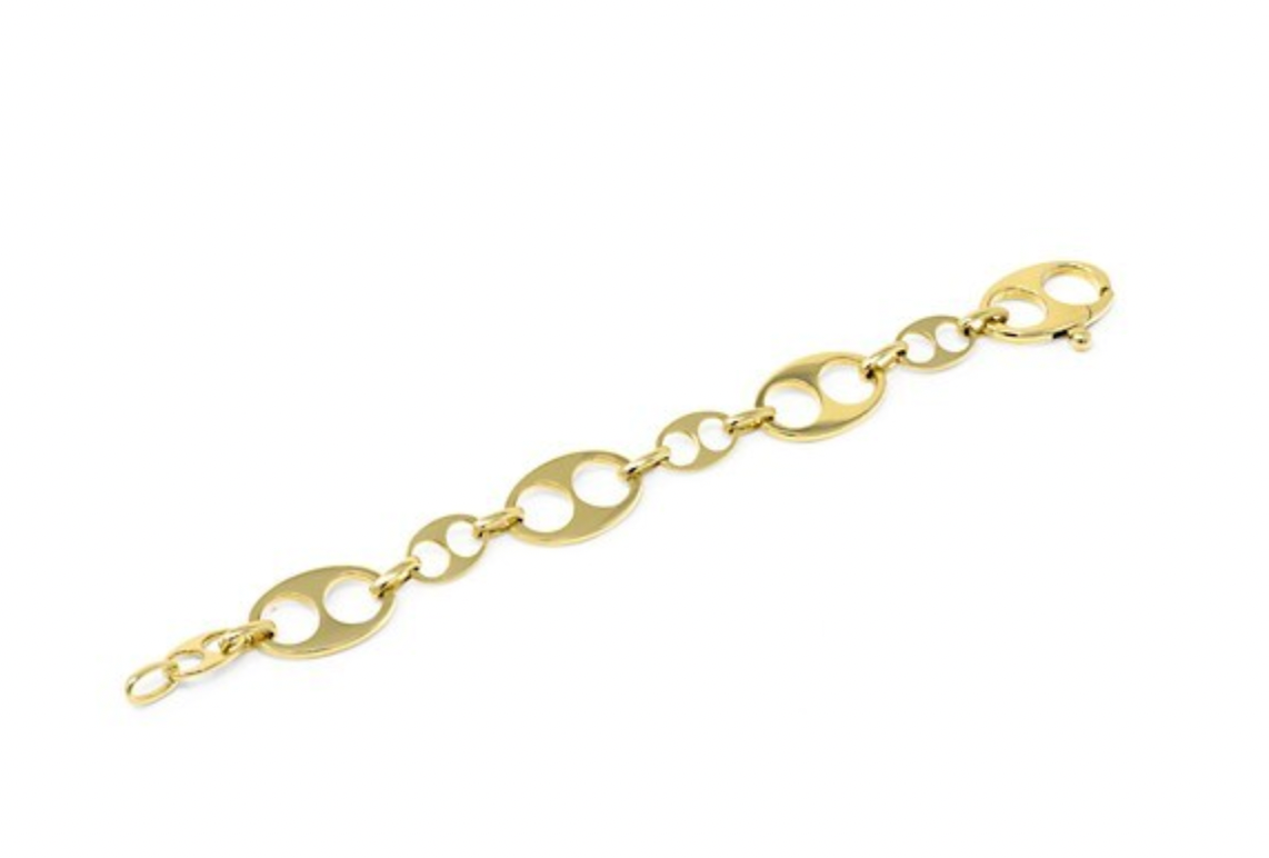 Nautical Multi Link Bracelet in 18K