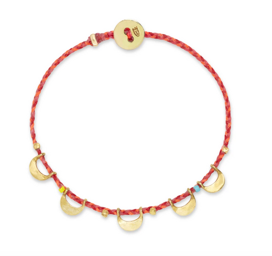 Luna Caravan Bracelet in Pink/Fire Blend