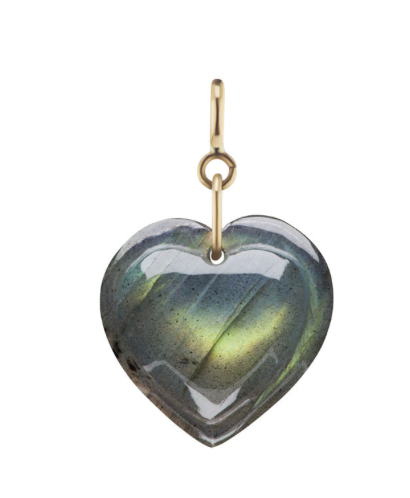 Labradorite Heart Charm by Ten Thousand Things