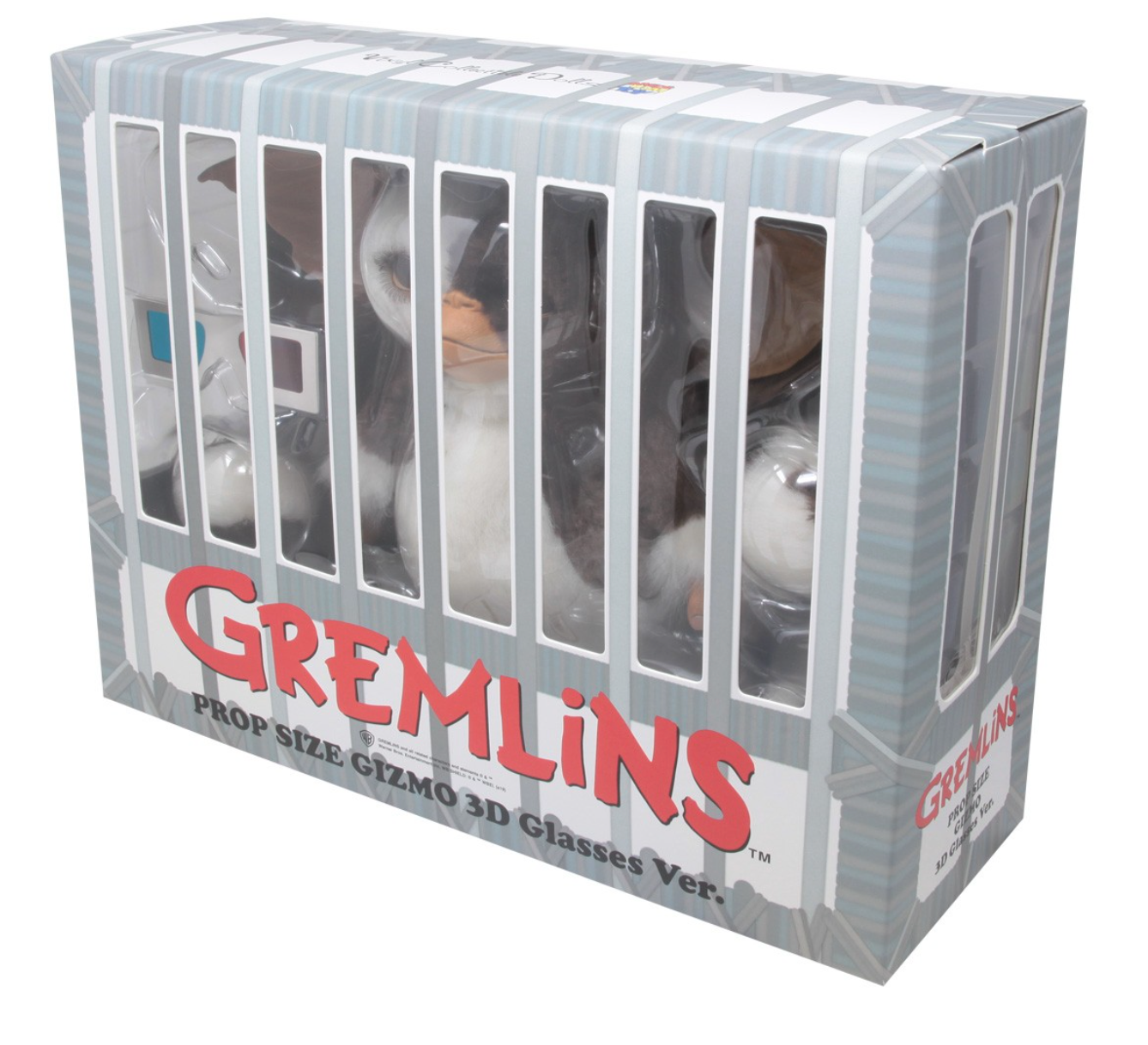 MEDICOM VCD GREMLINS PROP SIZE GIZMO 3D GLASSES VER. FIGURE (WHITE)