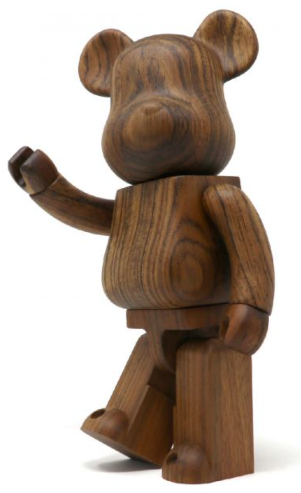 Karimoku Modern Furniture 400% Bearbrick Figure (Brown)