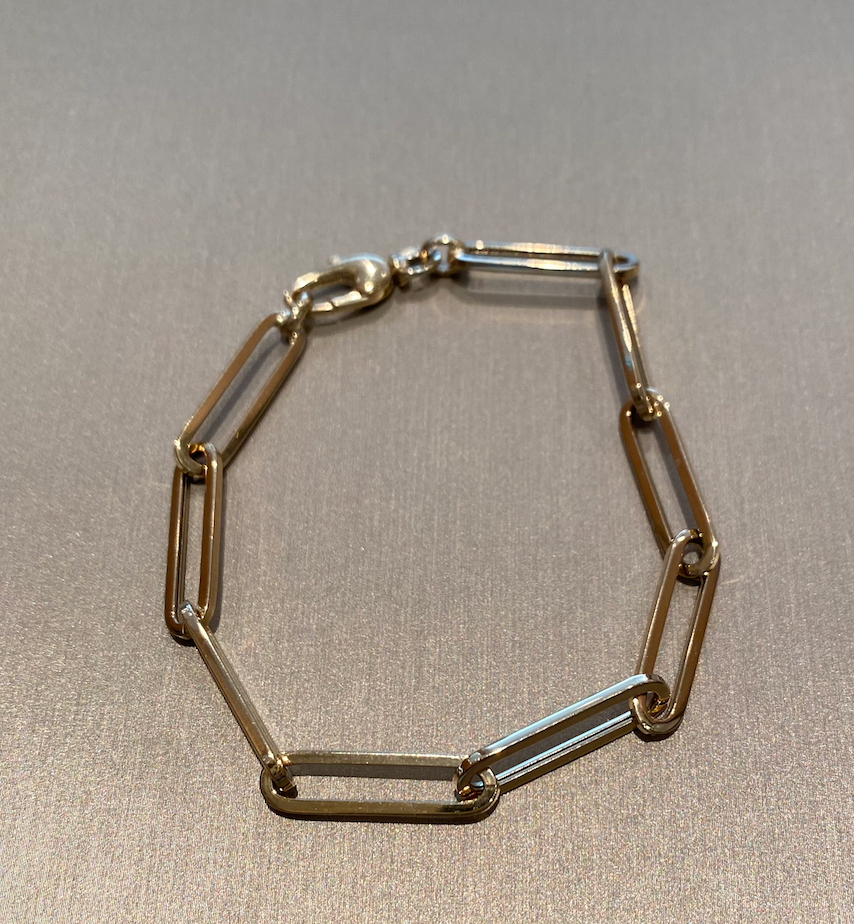 Ball Pin Paperclip Bracelet