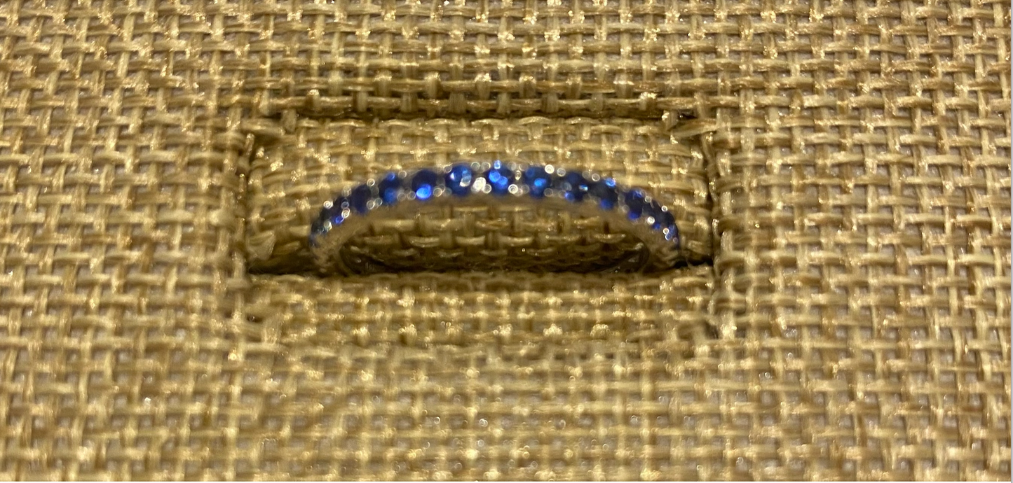 Sapphire Wedding Band