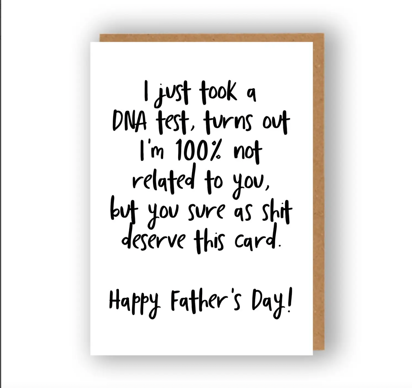 Step-Dad / Father Figure DNA Test - Father's Day Card