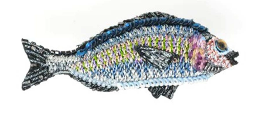 Seabream Fish Brooch pin