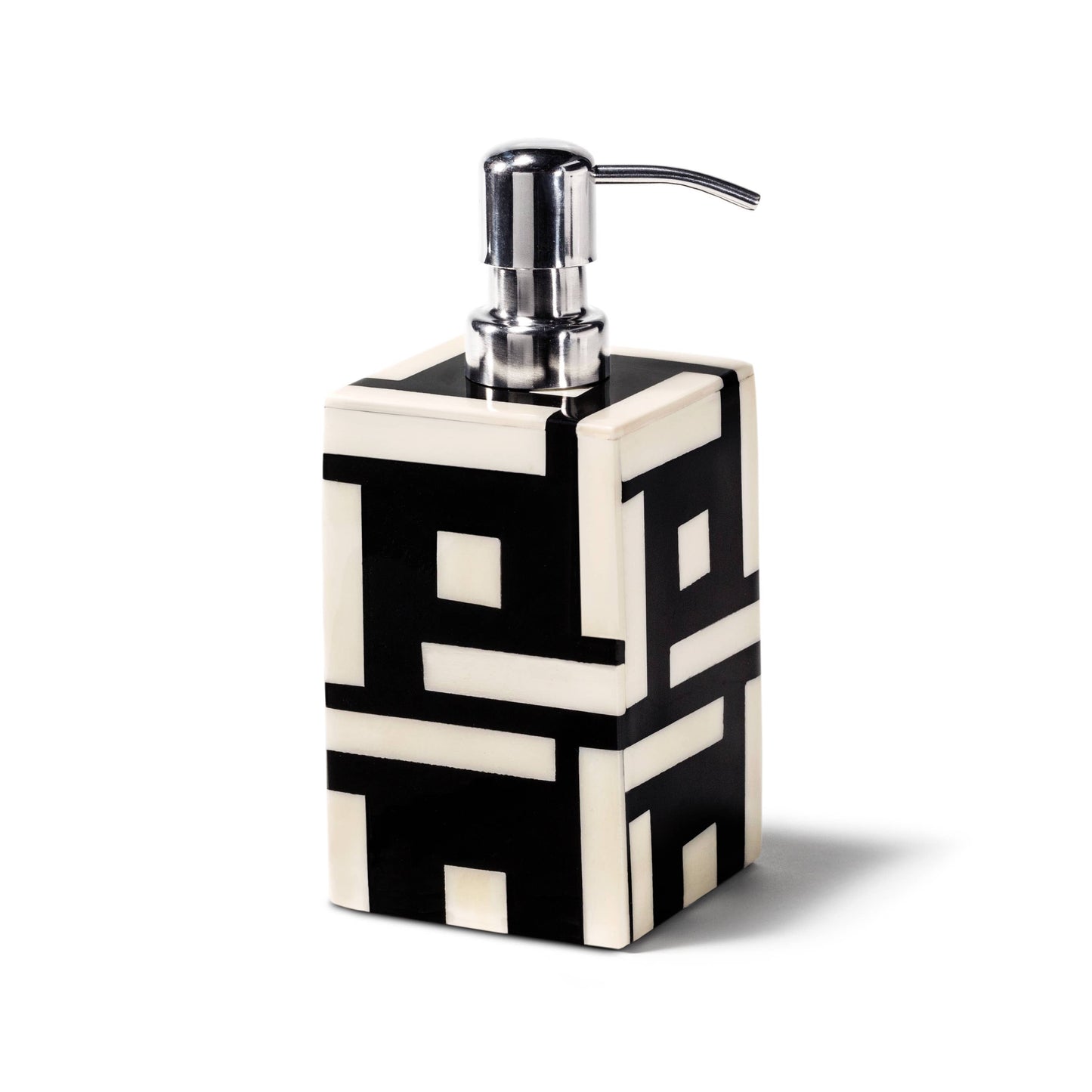 Bone Domino Black Soap Dispenser