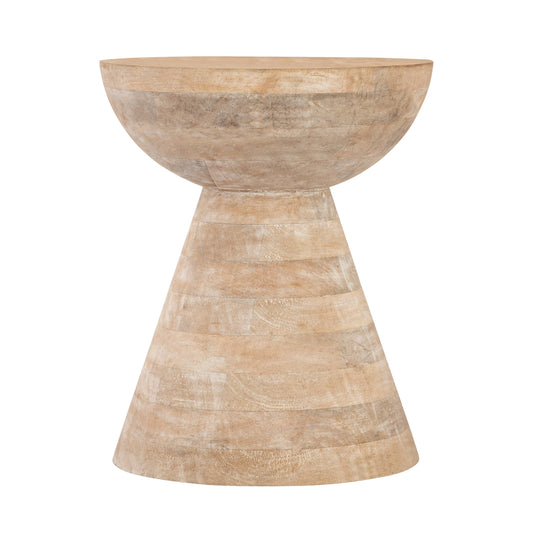 Boyd Solid Wood Hourglass Accent Table