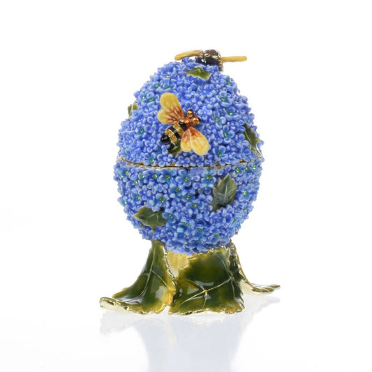 Blue Flower and Bees music box  with Leaves Fur Elise by Ludwig Van Beethoven