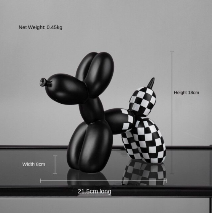 Resin Balloon Dog Statue